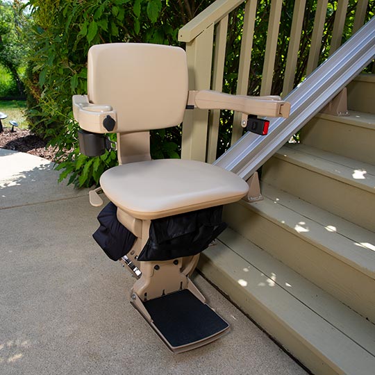 Bruno Elite straight outdoor stair lift