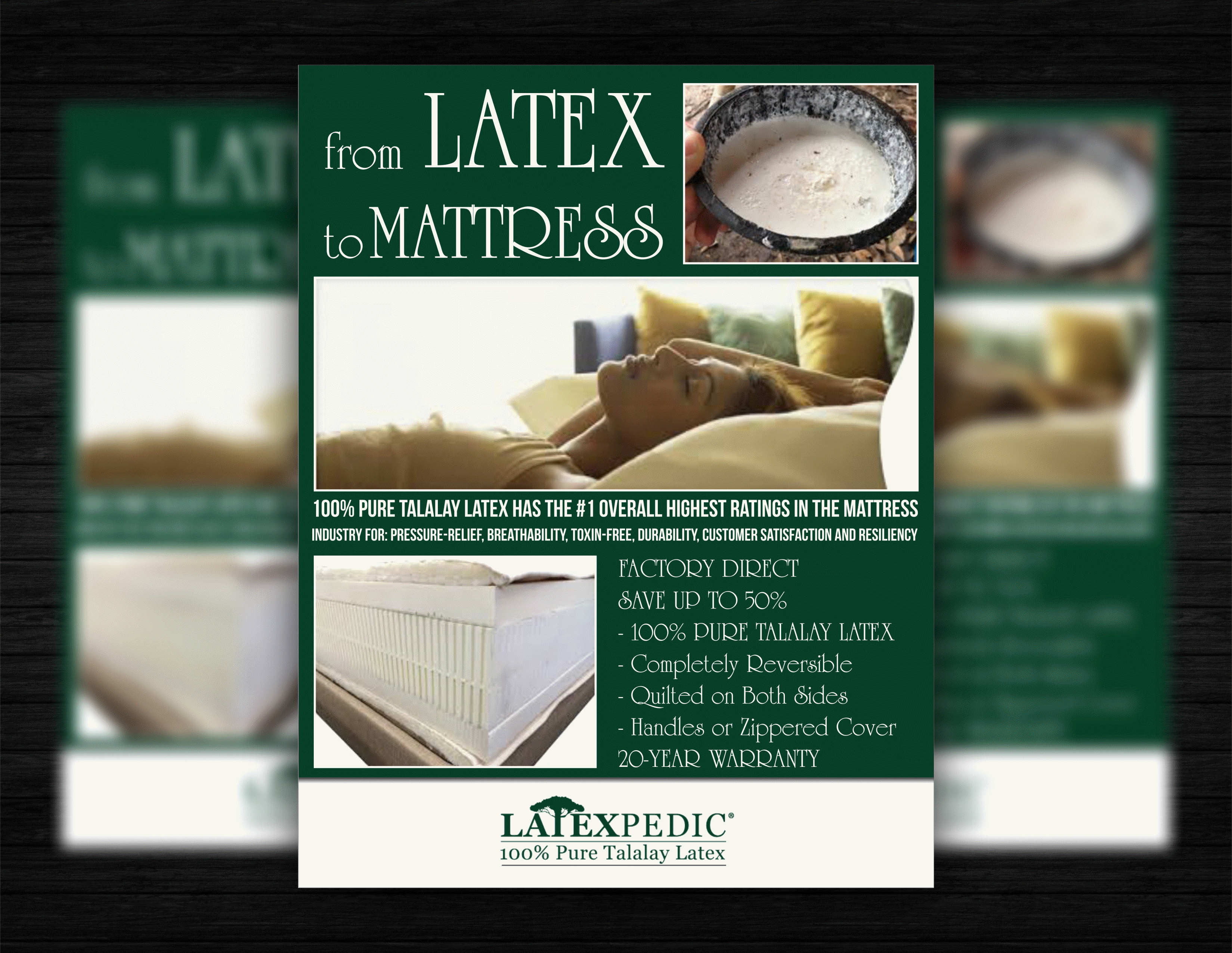 from latex sap to latex mattress Phoenix